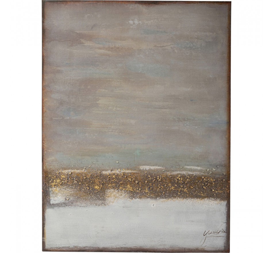 Peinture à l'huile Abstract Horizon 55x75cm Kare Design Peinture à l'huile Abstract Horizon 55x75cm Kare Design