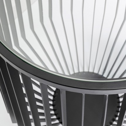 Table d'appoint Corinne 40cm noire Kare Design