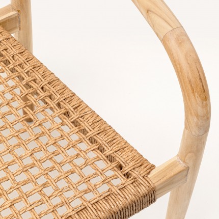 Chaise de jardin avec accoudoirs Sole Mio Kare Design
