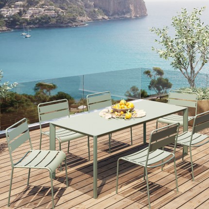 Chaise de jardin Twist verte Kare Design