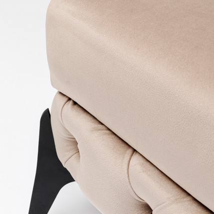 Stool Bellissima velvet beige Kare Design Stool Bellissima velvet beige Kare Design