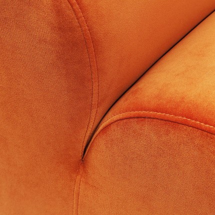 Sofa Element Wave velvet orange Kare Design