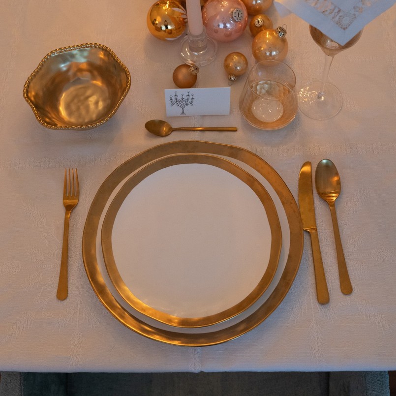 Gold-plated steel cutlery - Cucina - Kare Design