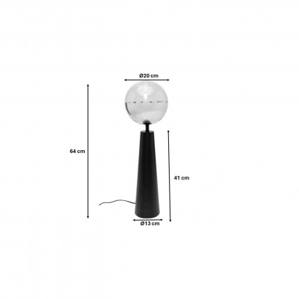 Lampadaire Disco Ball 64cm Kare Design