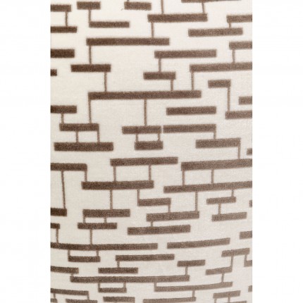 Coussin Suono marron et blanc Kare Design