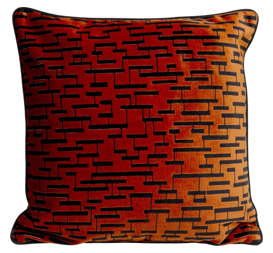 Coussin Suono orange et noir Kare Design Coussin Suono orange et noir Kare Design