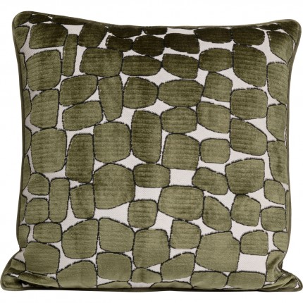 Coussin Pebbles vert Kare Design