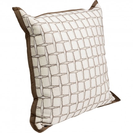 Cushion Chain cream and brown Kare Design