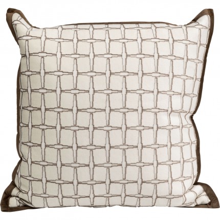 Cushion Chain cream and brown Kare Design