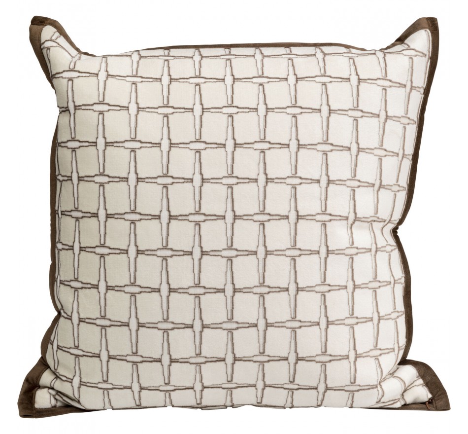 Cushion Chain cream and brown Kare Design Cushion Chain cream and brown Kare Design