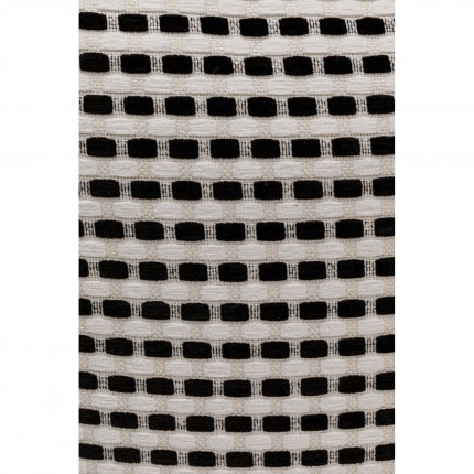 Coussin Jacky noir et blanc Kare Design