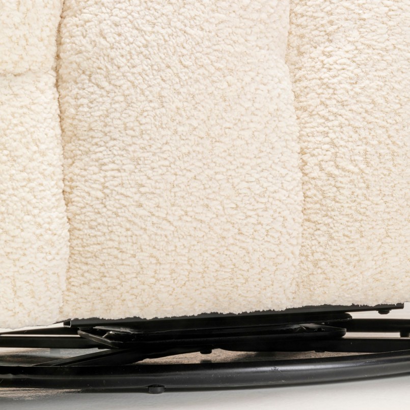 Fauteuil pivotant crème - Armand - Kare Design