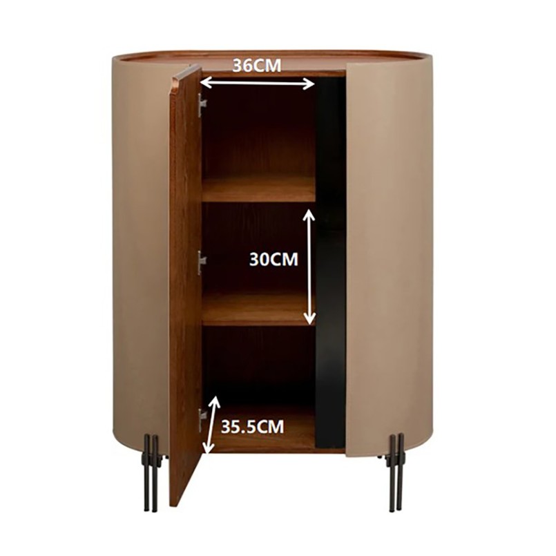 High desk in imitation leather - Tango - Kare Design