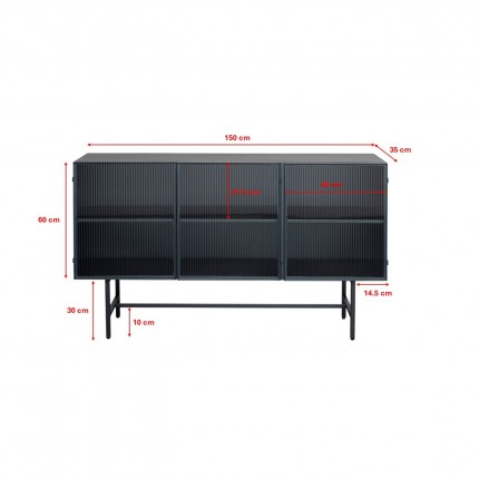 Buffet San Diego 3 portes Kare Design