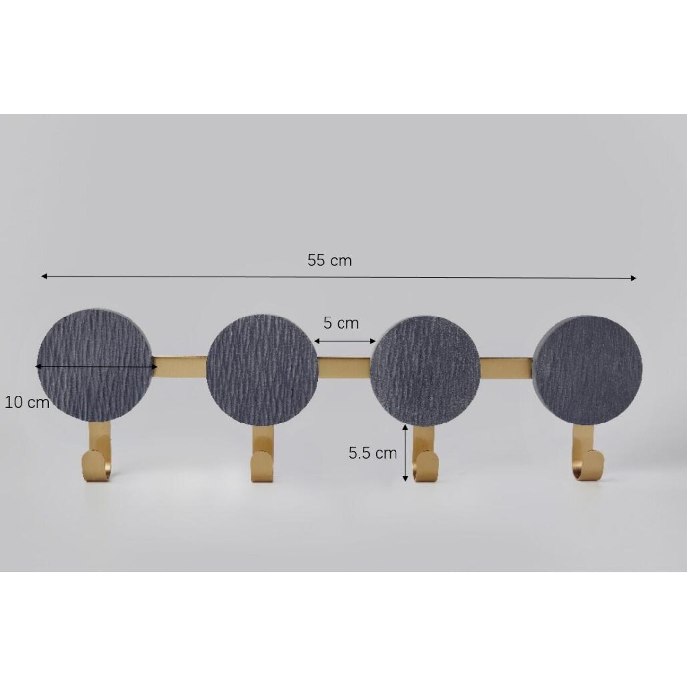 Portemanteau mural Indigo 55cm Kare Design