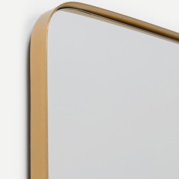 Miroir rectangle en laiton - Simply - Kare Design