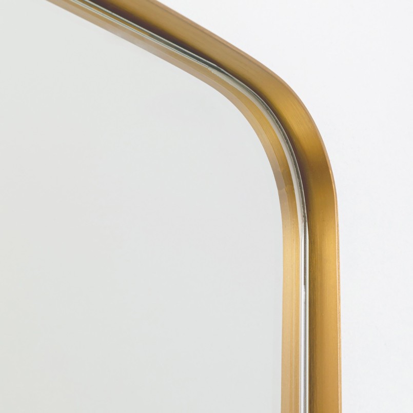 Miroir rectangle en laiton - Simply - Kare Design