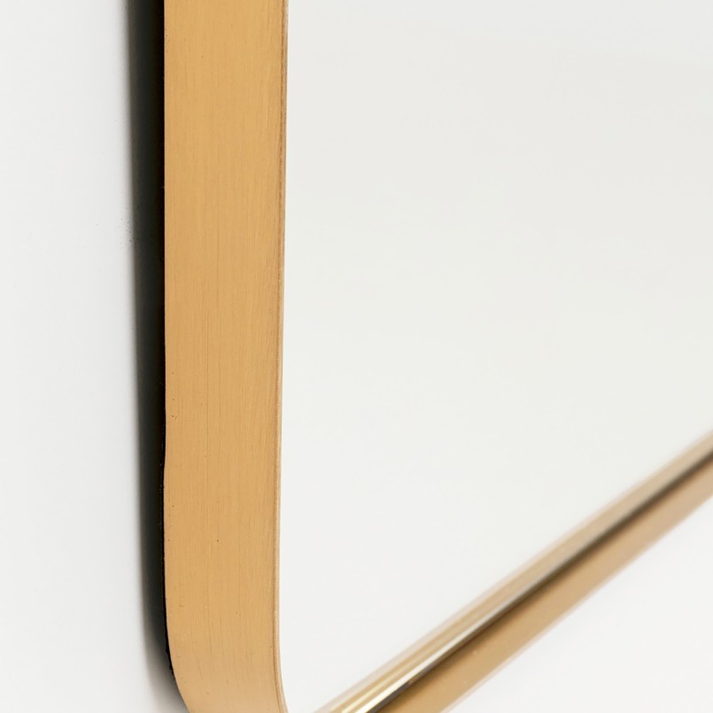 Wall Mirror Simply 90x60cm brass Kare Design