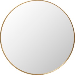 Miroir rond en acier cuivré - Simply - Kare Design