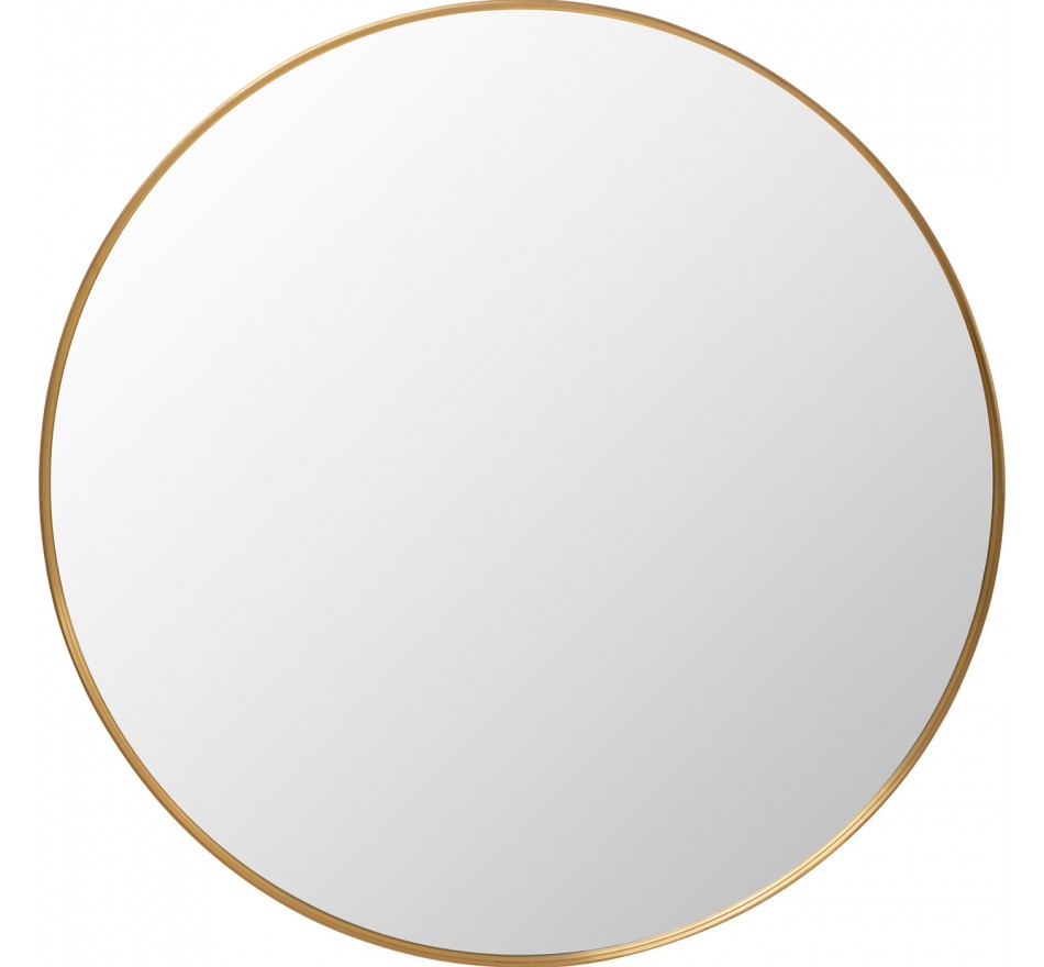 Wall Mirror Simply Ø90cm brass Kare Design Wall Mirror Simply Ø90cm brass Kare Design