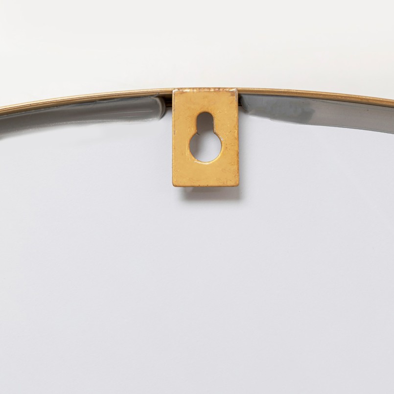 Miroir rond en acier cuivré - Simply - Kare Design