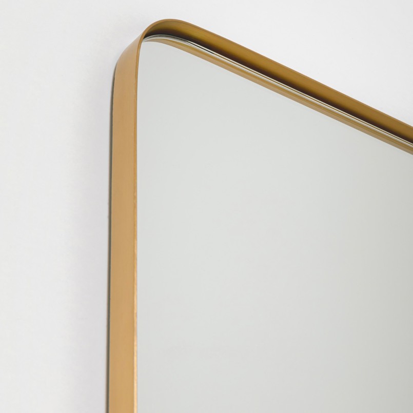 Miroir rectangulaire en laiton - Simply - Kare Design
