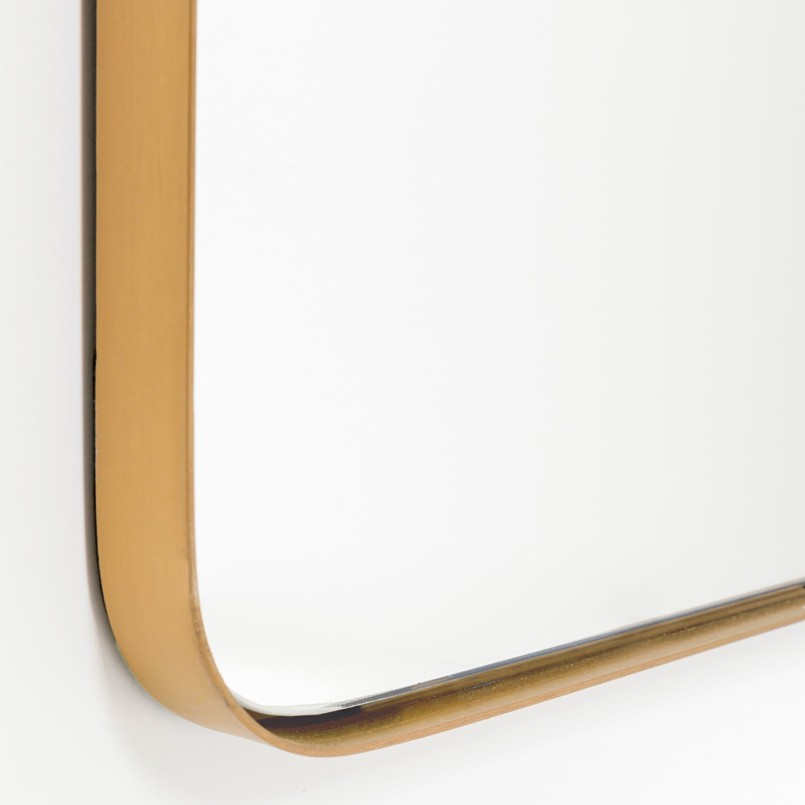 Miroir rectangulaire en laiton - Simply - Kare Design