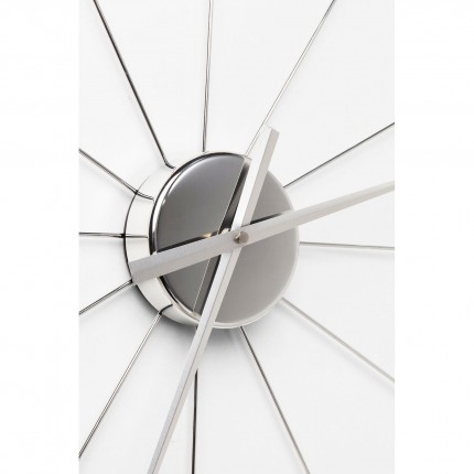 Horloge murale Like Umbrella chrome Kare Design