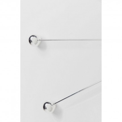 Horloge murale Like Umbrella chrome Kare Design