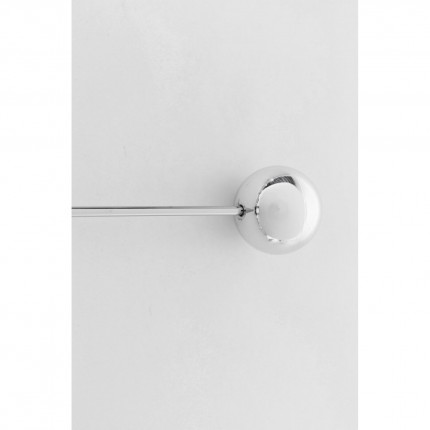 Horloge murale Like Umbrella chrome Kare Design