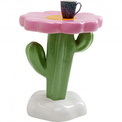 Table d'appoint fleur cactus Kare Design