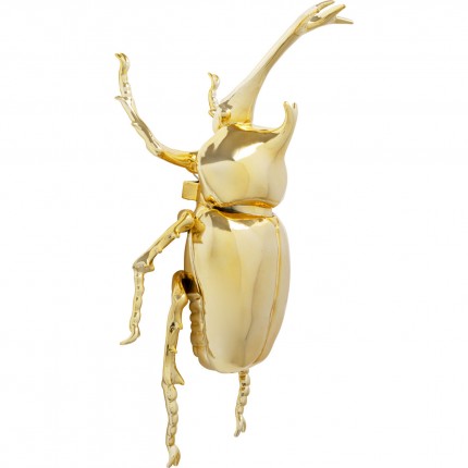 Déco murale Rhinoceros Beetle doré Kare Design
