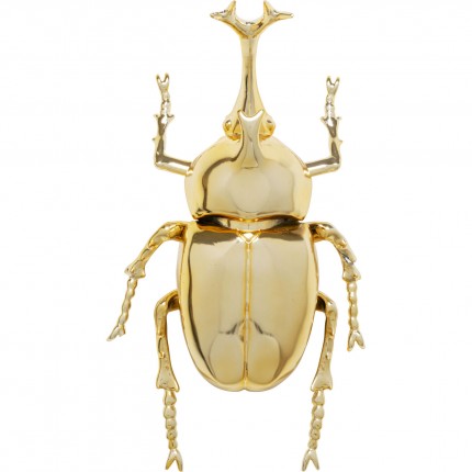 Déco murale Rhinoceros Beetle doré Kare Design