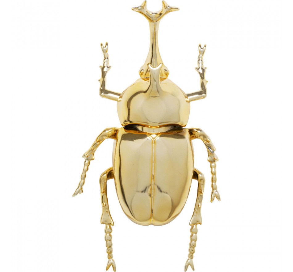 Déco murale Rhinoceros Beetle doré Kare Design Déco murale Rhinoceros Beetle doré Kare Design