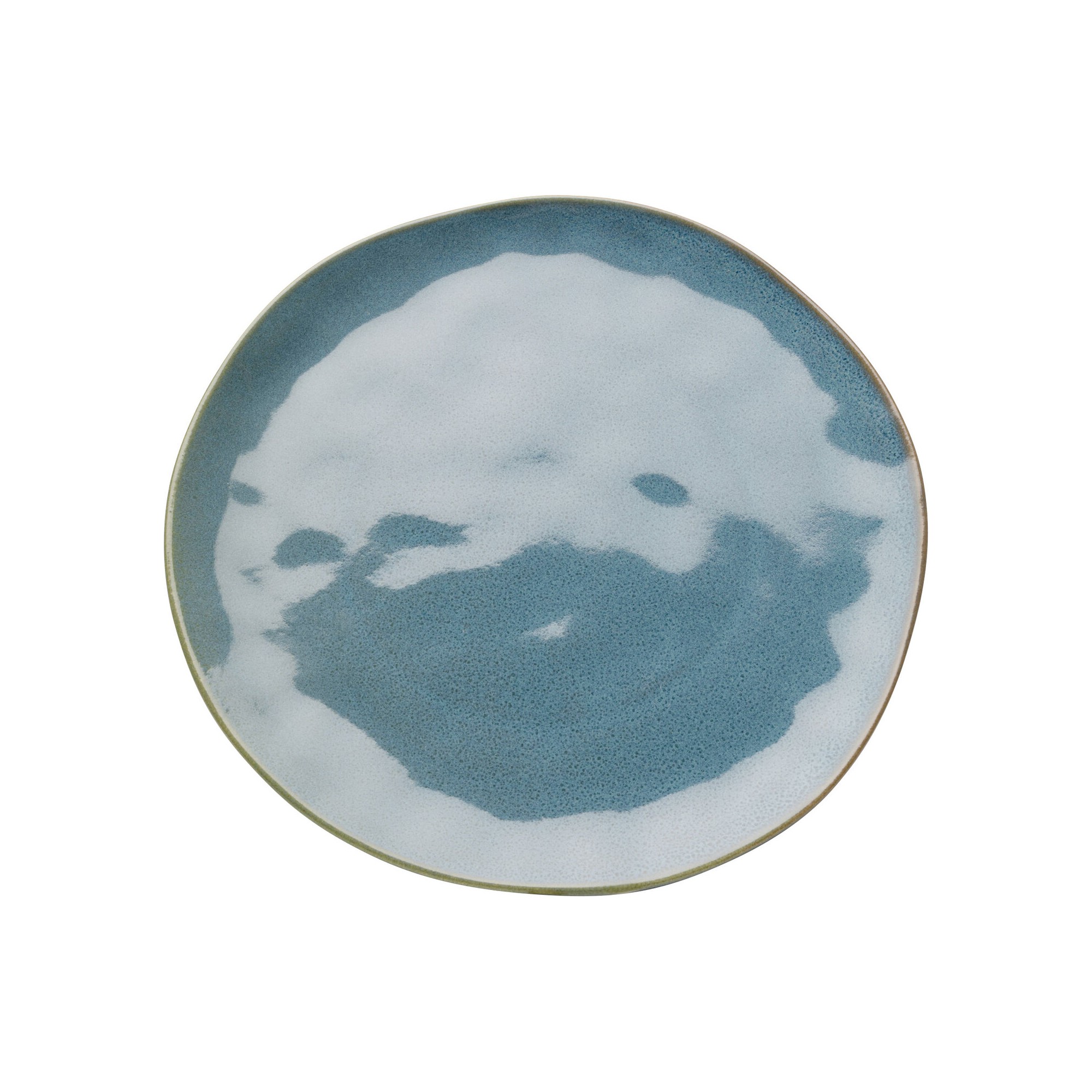 Assiettes Organic 26cm bleues set de 4 Kare Design