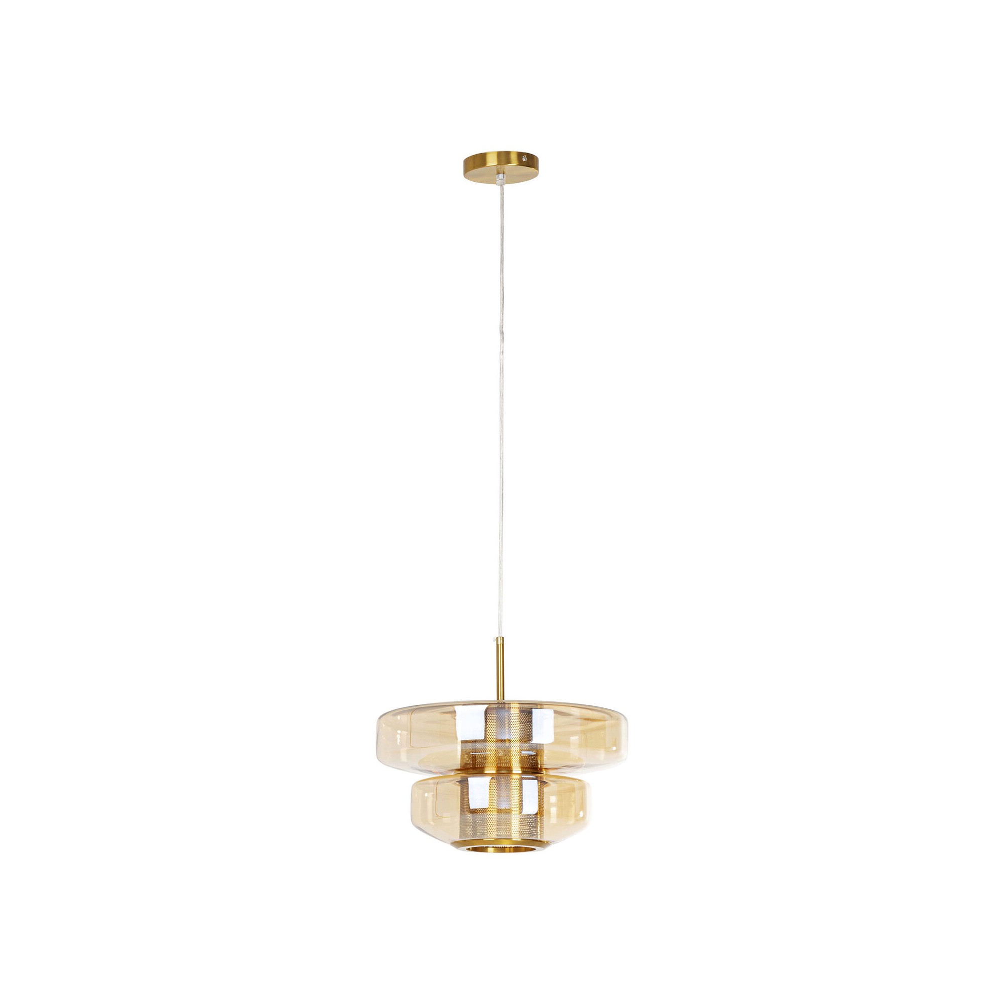 Suspension Arcadia ambre Ø34cm