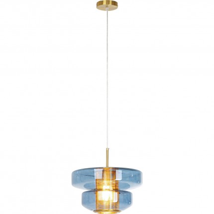 Suspension Arcadia 34cm bleue Kare Design