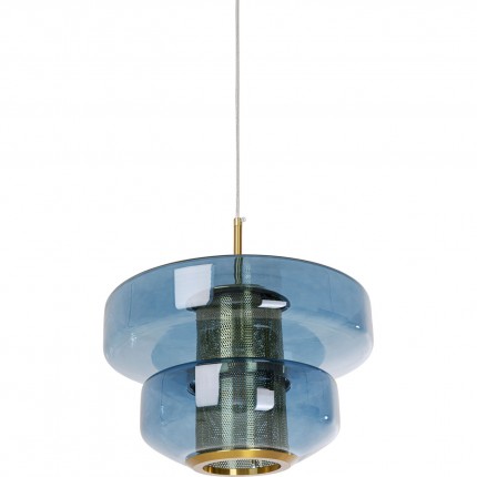 Suspension Arcadia 34cm bleue Kare Design