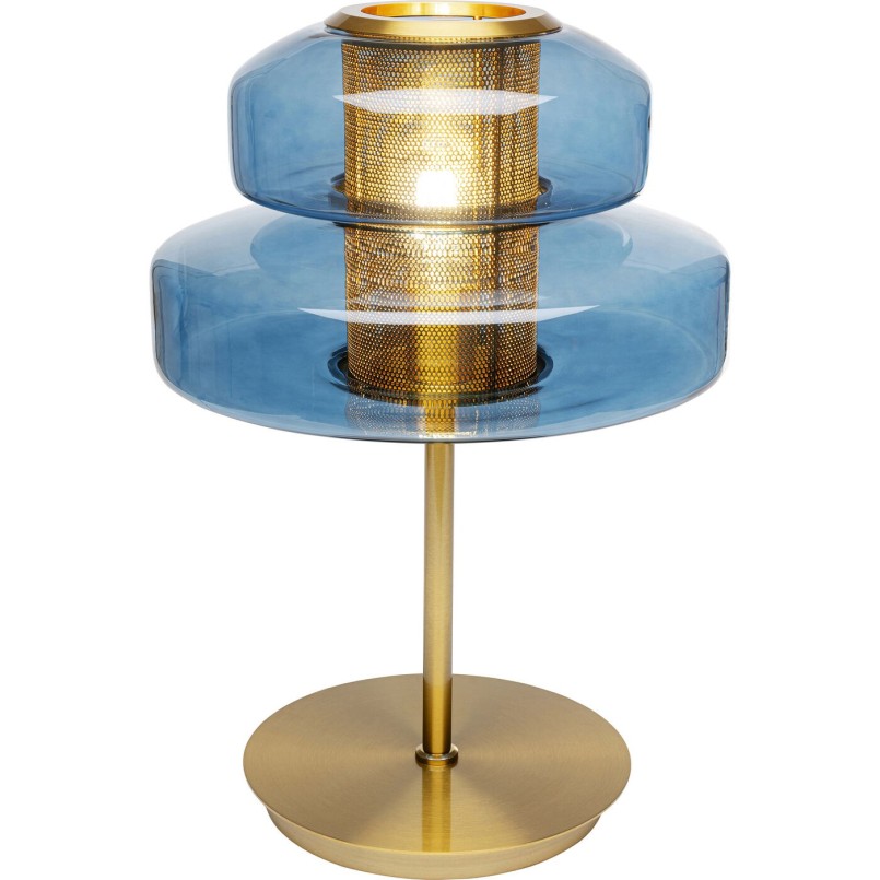 Lampe à poser Arcadia bleu 51cm