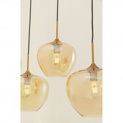 Pendant Lamp Sphere 5 amber Kare Design