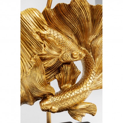 Table lamp golden betta fish Kare Design