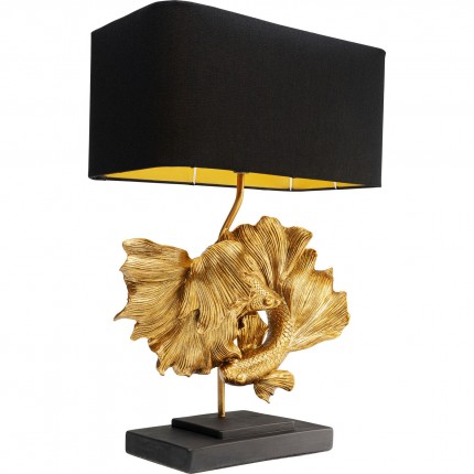 Table lamp golden betta fish Kare Design