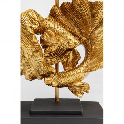 Table lamp golden betta fish Kare Design
