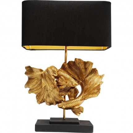 Table lamp golden betta fish Kare Design