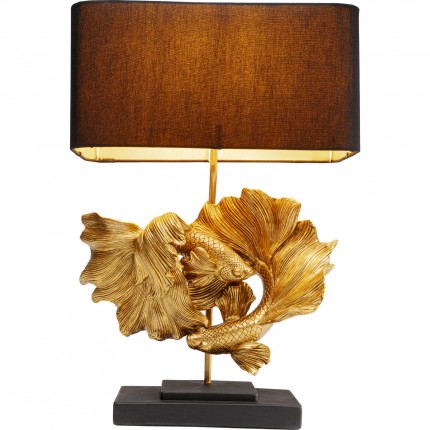 Table lamp golden betta fish Kare Design