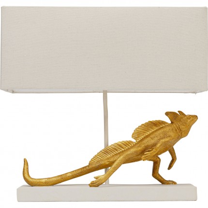 Table lamp gold iguana Kare Design