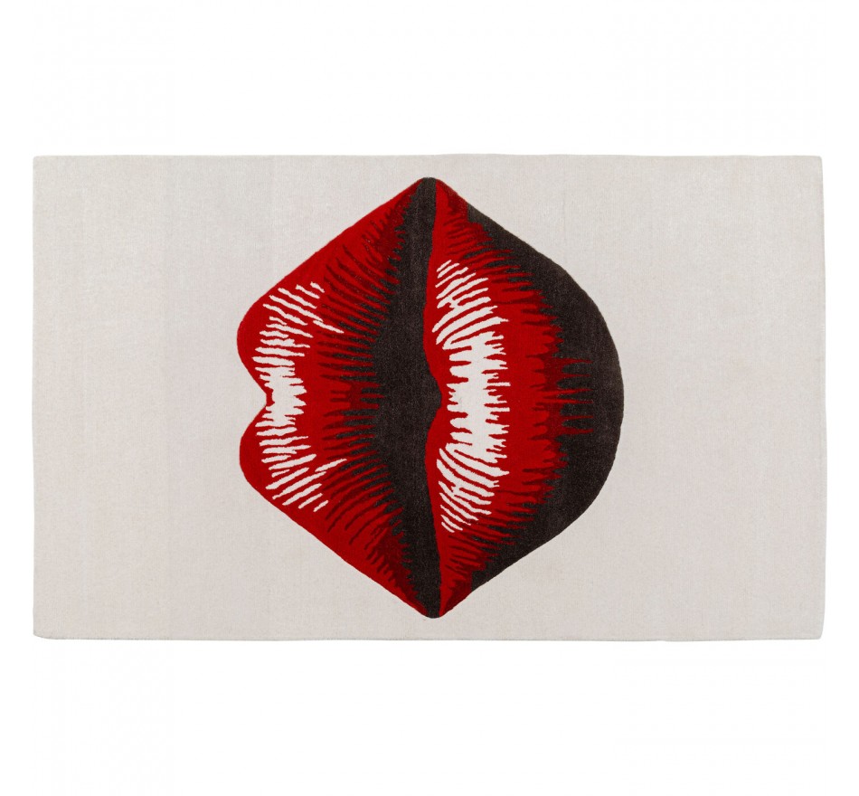 Tapis lèvres rouges 240x170cm Kare Design Tapis lèvres rouges 240x170cm Kare Design
