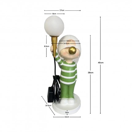 Lampe garçon chewing-gum Kare Design