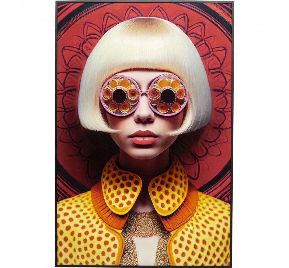 Framed Picture LED Fancy blonde 55x75cm Kare Design Framed Picture LED Fancy blonde 55x75cm Kare Design