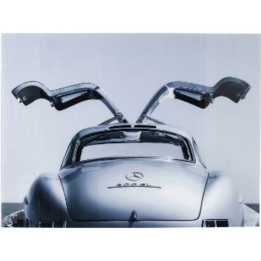 Tableau en verre Oldtimer Back 120x80cm
